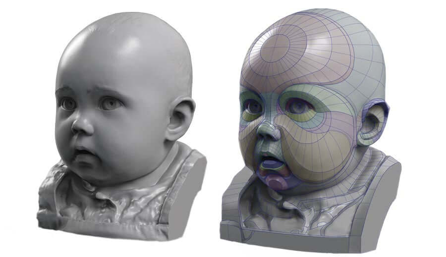 De la tête et du cou par anatomie pour bébé sculpteur