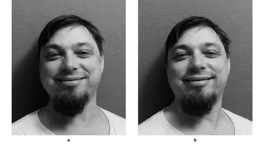 real and fake smile facial expression for artists by uldis zarins