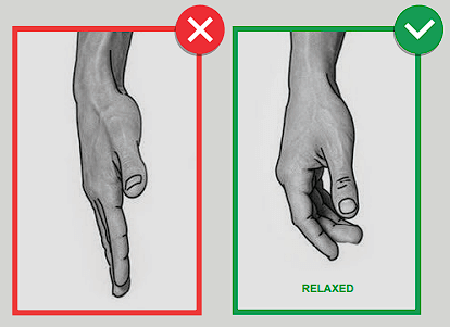 Handgeste für entspannte Hände Handanatomie für Künstler von Anatomie für Bildhauer