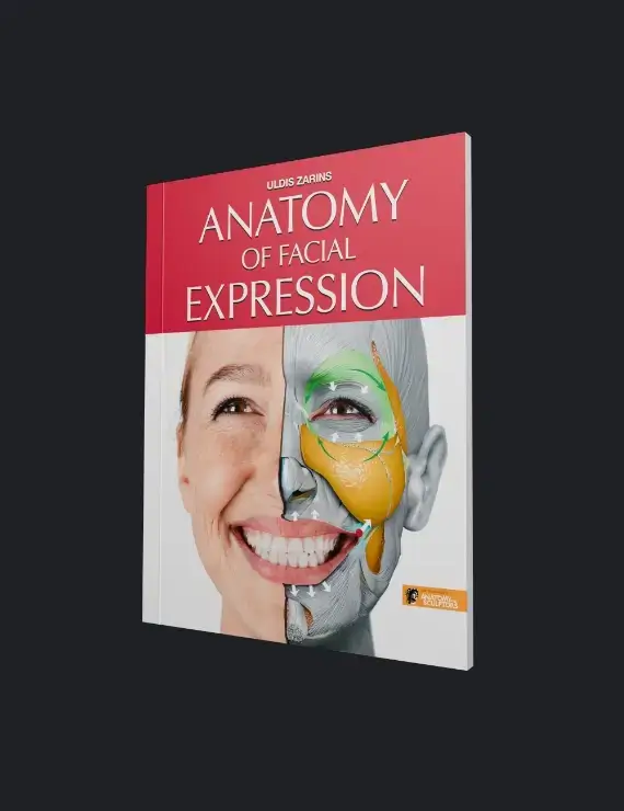 Anatomia da Expressão Facial por Anatomia para Escultores - página da loja