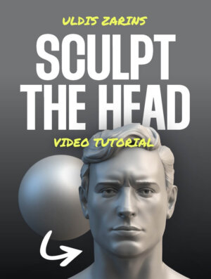 image du produit « sculpter une tête dans ZBrush »